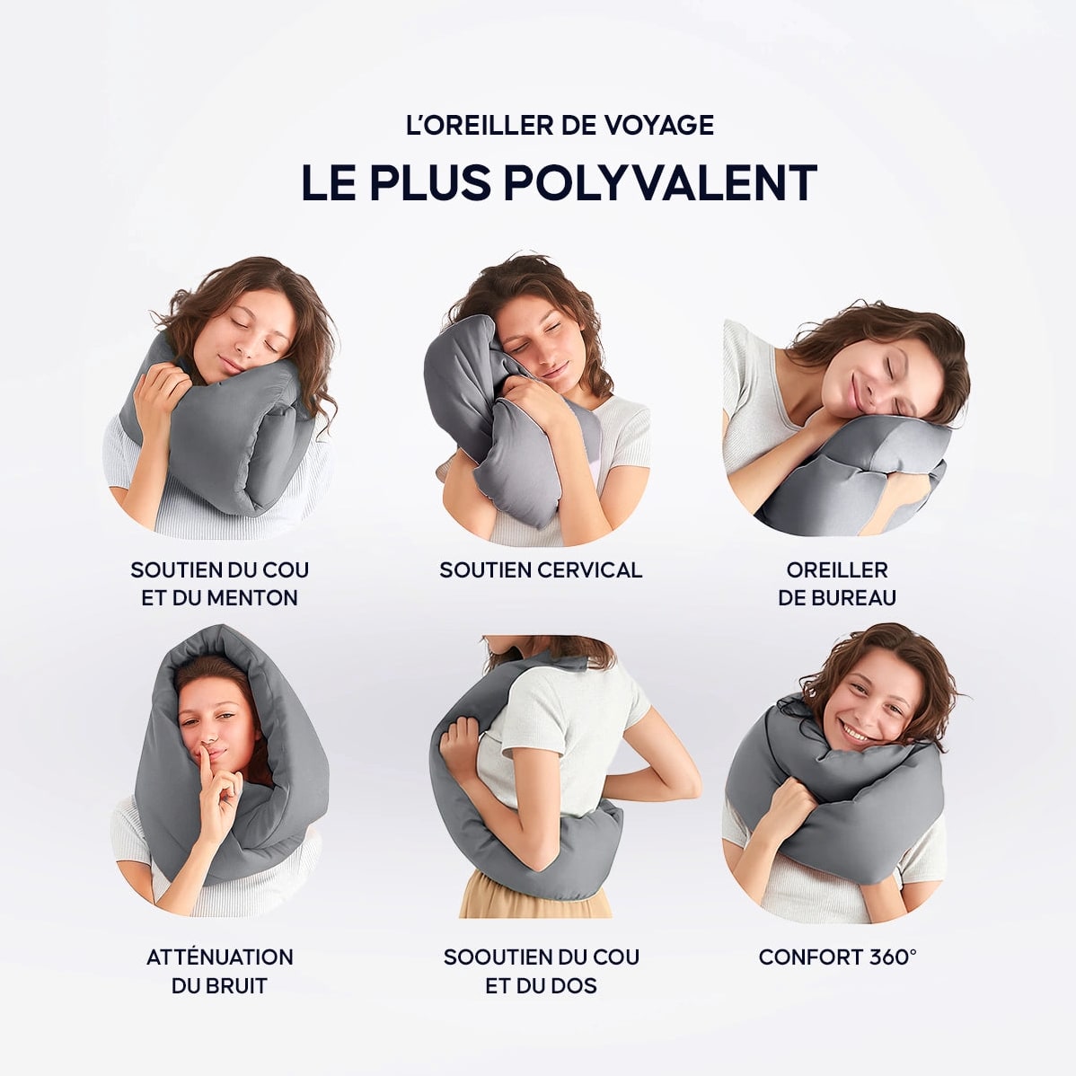 Oreiller de Voyage Ergonomique Soya